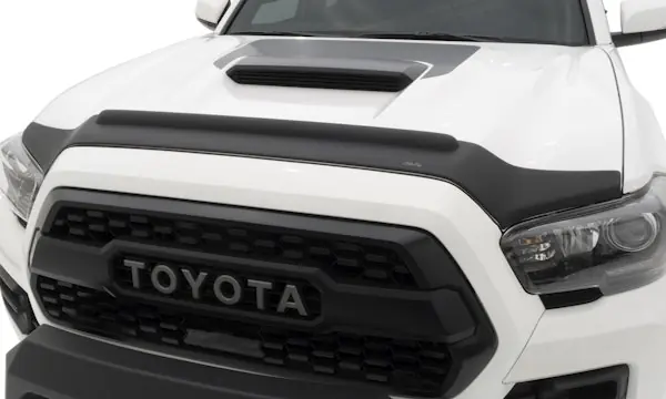 Top Rated AVS 436007 Aeroskin II Hood Protector; Textured Black