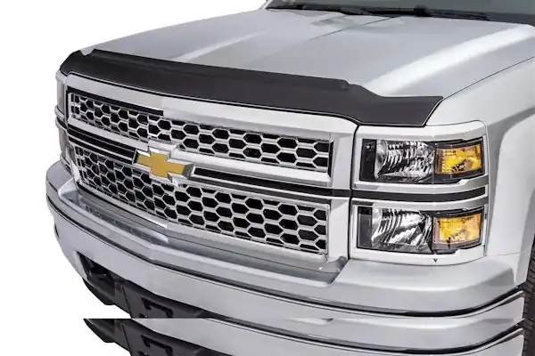Affordable AVS 436113 Aeroskin II Hood Protector; Textured Black