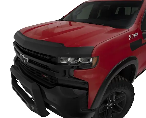 Top Rated AVS 436060 Aeroskin II Hood Protector; Textured Black