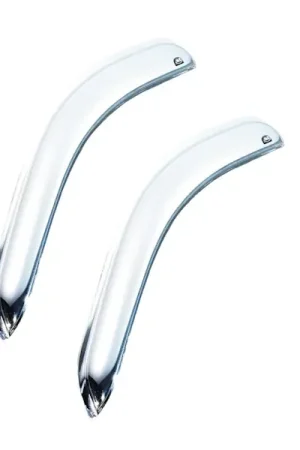 Today Only AVS 682301 Ventvisor Deflector; Chrome; Outside Mount; 2 pc.