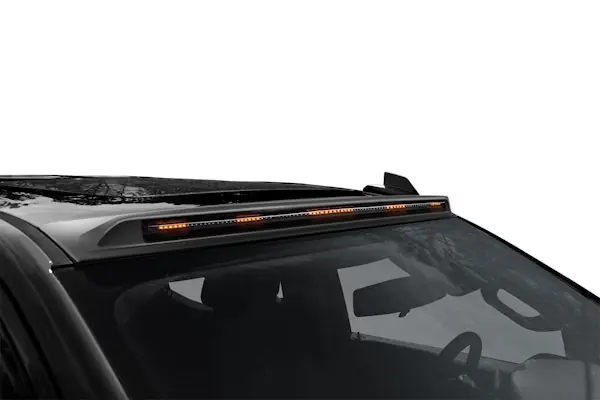 Trusted Brand AVS 898123 AeroCab Pro Marker Light with continuous LED; Black