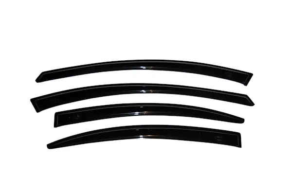 AVS 94047 Ventvisor Deflector; Smoke; Outside Mount; 4 pc. Viral