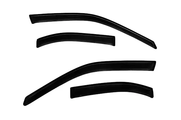Popular AVS 94227 Ventvisor Deflector; Smoke; Outside Mount; 4 pc.