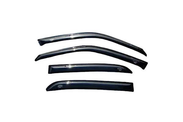 Weekend Sale AVS 94228 Ventvisor Deflector; Smoke; Outside Mount; 4 pc.