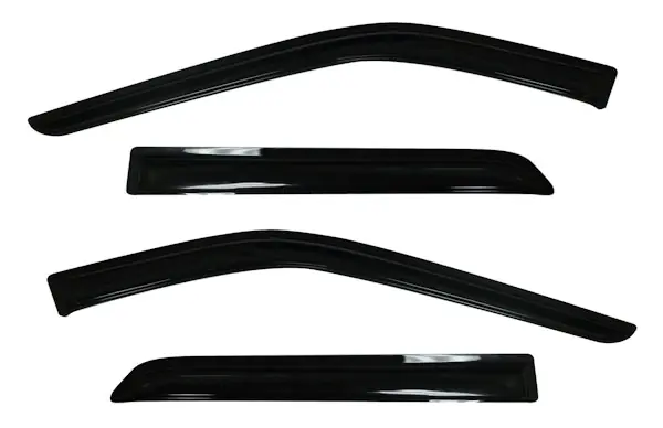 AVS 94293 Ventvisor Deflector; Smoke; Outside Mount; 4 pc. Luxury