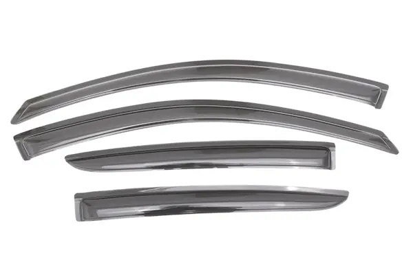 Original AVS 94298 Ventvisor Deflector; Smoke; Outside Mount; 4 pc.
