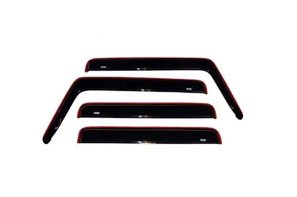 Modern AVS 94329 Ventvisor Deflector; Smoke; In-Channel; 4 pc.