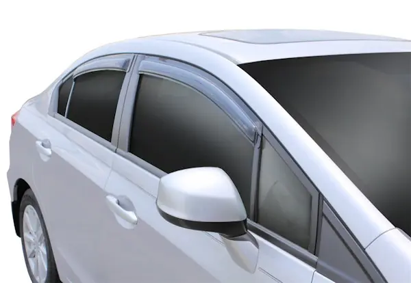 Direct From Manufacturer AVS 94462 Ventvisor Deflector; Smoke; Outside Mount; 4 pc.