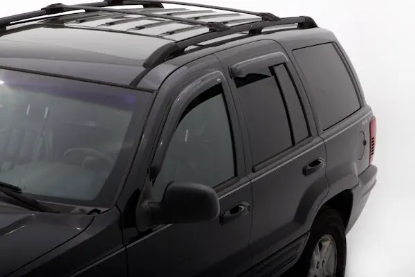 Trending AVS 94650 Ventvisor Deflector; Smoke; Outside Mount; 4 pc.