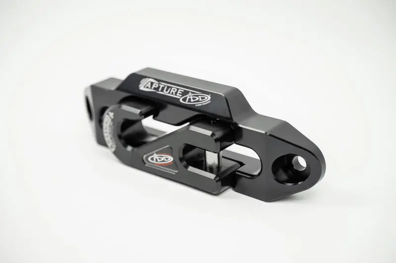 Addictive Desert Designs 1-5/16in Winch Fairlead Plate w/ Recessed Round End Hook - Black Trending