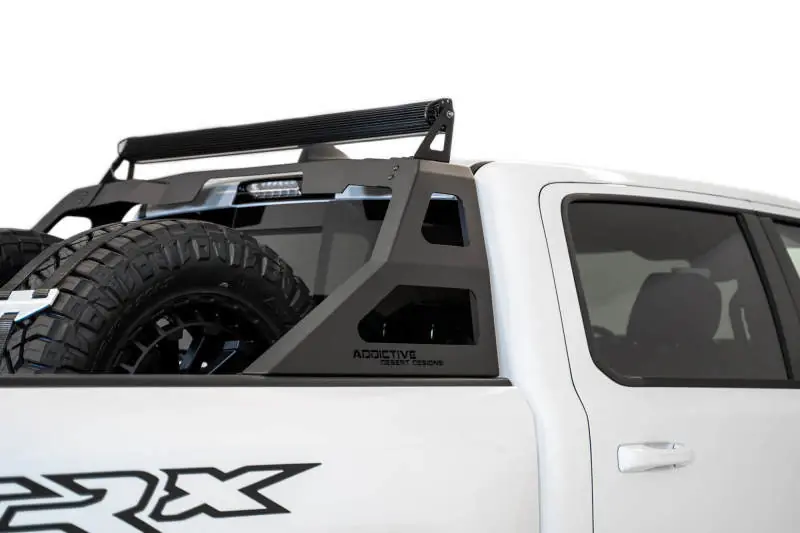Editor’s Pick Addictive Desert Designs 2021 Dodge Ram 1500 TRX Stealth Fighter Chase Rack - Hammer Black