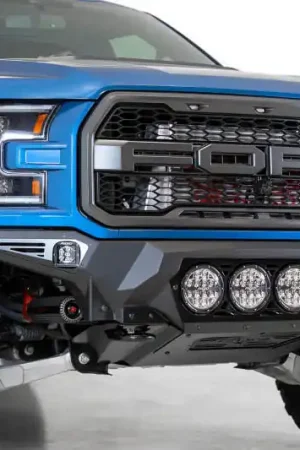 Next Day Delivery Addictive Desert Designs 17-20 Ford F-150 Raptor Bomber Front Bumper w/ 4 Rigid 360 6in Round Mounts