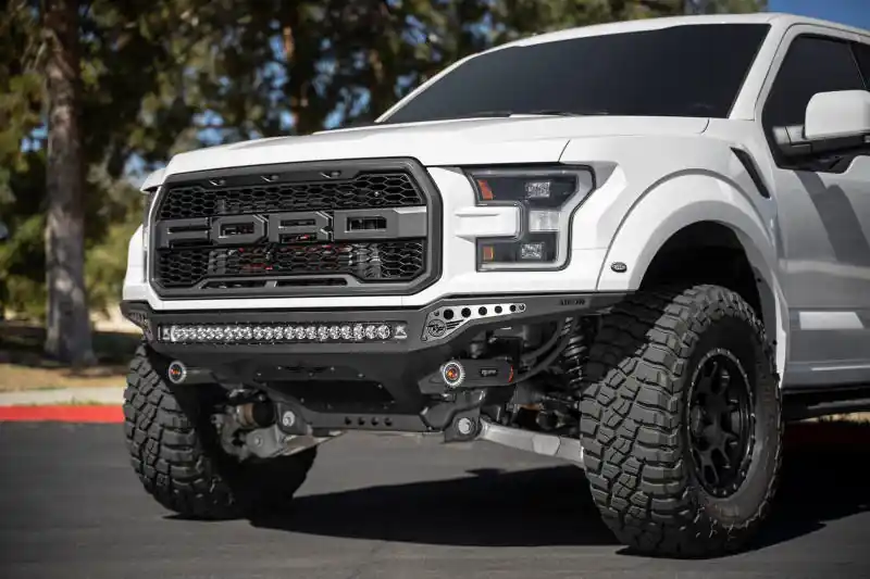 Authentic Addictive Desert Designs 17-20 Ford F-150 Raptor Rock Fighter Frame Cut Front Bumper