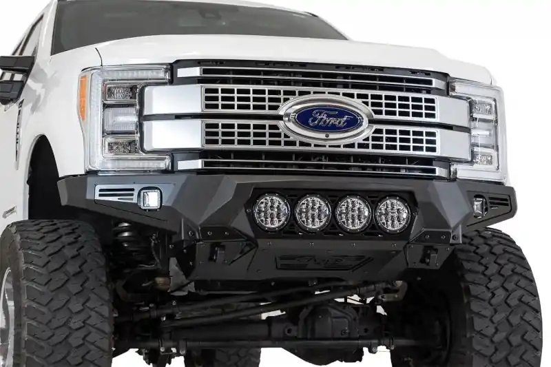 Addictive Desert Designs 17-20 Ford Super Duty Bomber Front Bumper w/ Mounts For 4 Rigid 360 6in Wholesale