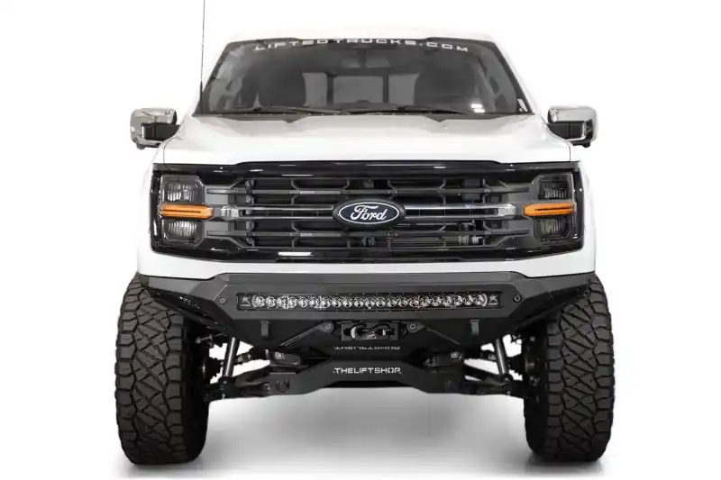 Addictive Desert Designs 2024 Ford F-150 Stealth Fighter Winch - Front Bumper Clearance