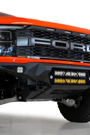 Price Drop Addictive Desert Designs 2021+ Ford Raptor Bomber Front Bumper w/ Dual 20IN LED Mounts