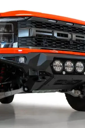 Direct From Factory Addictive Desert Designs 2021+ Ford Raptor Bomber Front Bumper w/ 4 Rigid 360 6in Light Mounts