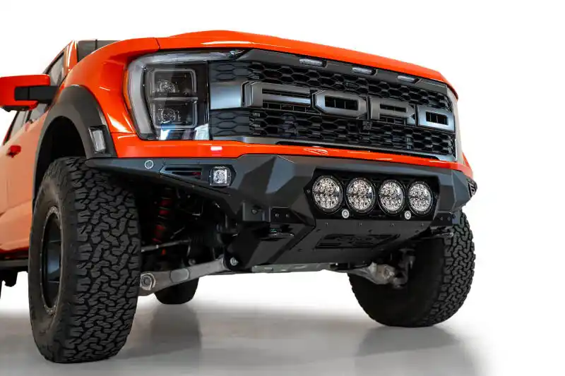 Direct From Factory Addictive Desert Designs 2021+ Ford Raptor Bomber Front Bumper w/ 4 Rigid 360 6in Light Mounts