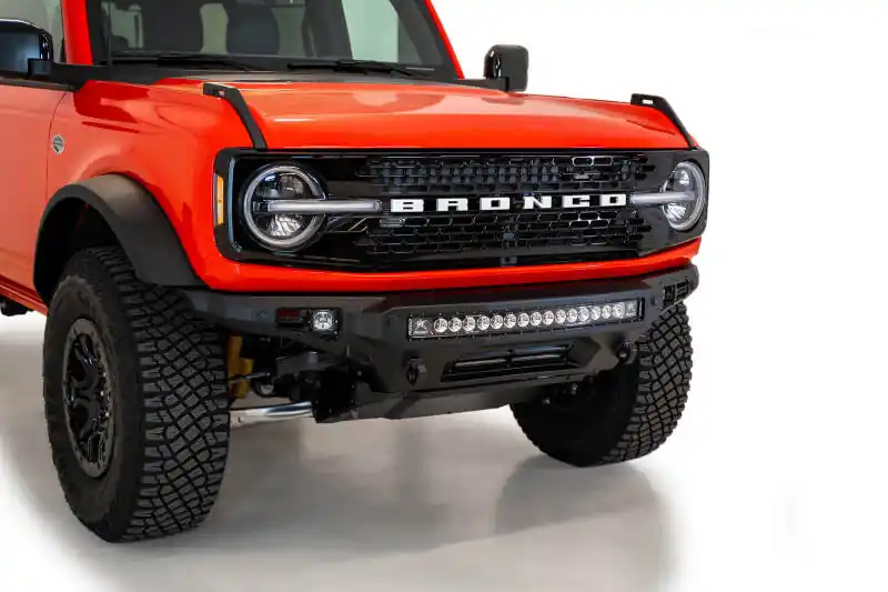 Money Back Guarantee Addictive Desert Designs 2021+ Ford Bronco Stealth Fighter Front Bumper w/ Winch Mount