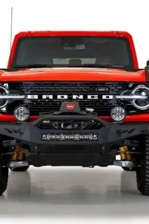 Addictive Desert Designs 2021+ Ford Bronco Rock Fighter Front Bumper - Hammer Black Shop Now