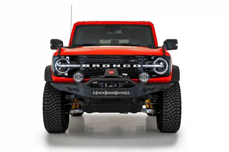 Addictive Desert Designs 2021+ Ford Bronco Rock Fighter Front Bumper - Hammer Black Shop Now