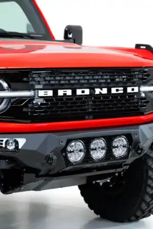 Addictive Desert Designs 21-22 Ford Bronco Bomber Front Bumper (w/ 3 Rigid 360 Mounts) Latest