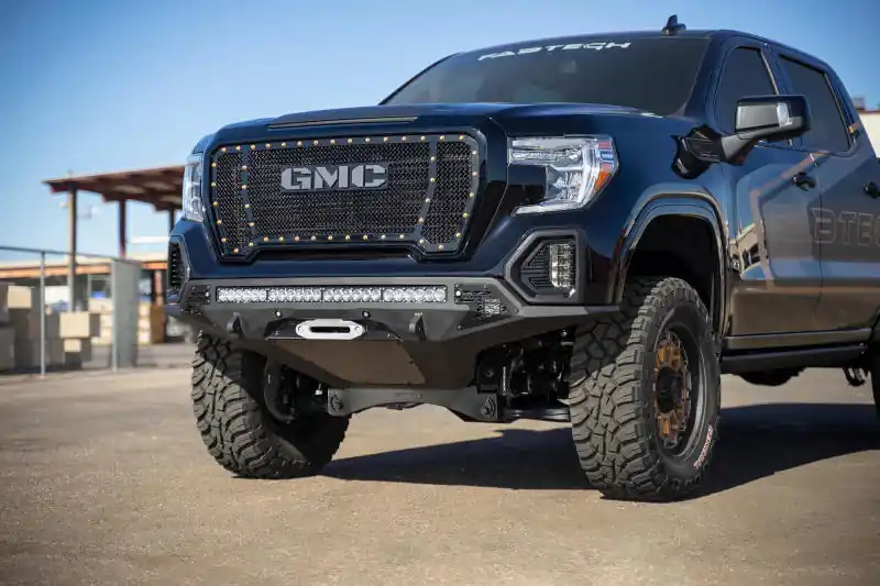 Express Delivery Addictive Desert Designs 2019 GMC Sierra 1500 SF Front Bumper w/ Winch Mount&Sensor Cutout