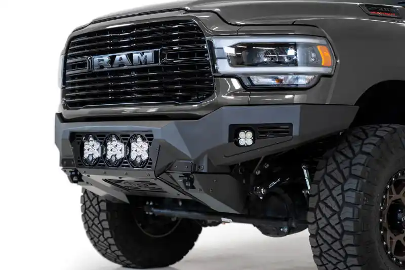 Addictive Desert Designs 19-21 Ram 2500/3500 Bomber HD Front Bumper (Baja Designs LP6 Mounts) Price Cut