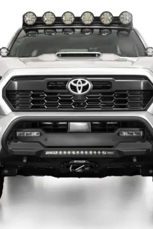 Secure Checkout ADD 2024+ Toyota Tacoma Stealth Center Mount Winch Front Bumper w/ Top Hoop