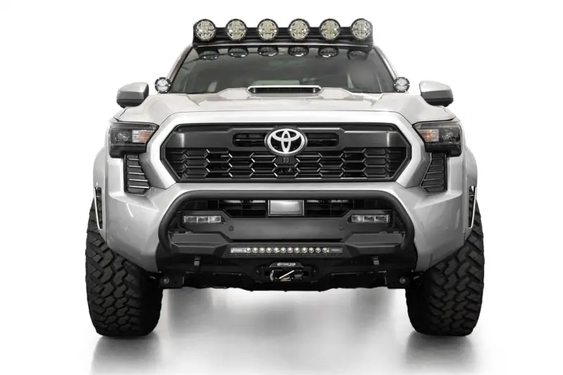 Secure Checkout ADD 2024+ Toyota Tacoma Stealth Center Mount Winch Front Bumper w/ Top Hoop