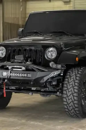 Addictive Desert Designs 07-18 Jeep Wrangler JK Stealth Fighter Front Bumper w/ Winch Mount Direct From Manufacturer