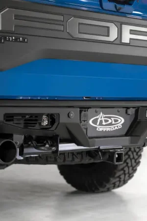 Addictive Desert Designs 17-20 Ford Raptor F-150 Bomber Rear Bumper w/ Backup Sensor Cutouts Latest