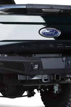 Genuine Addictive Desert Designs 17-18 Ford F-250 HoneyBadger Rear Bumper w/ Backup Sensor Cutouts