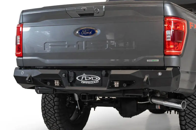 Addictive Desert Designs 2021 Ford F-150 Stealth Fighter Rear Bumper w/ Back up Sensors Free Returns