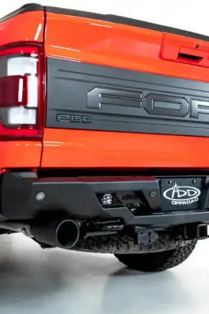 Addictive Desert Designs 2022+ Ford Raptor Stealth Fighter R Bumper w/ 2 Cube Lights - Hammer Black New Arrival