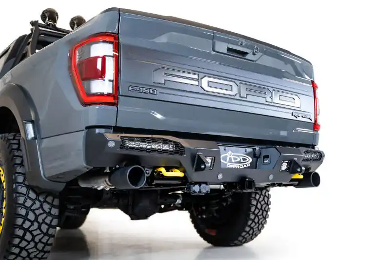 Addictive Desert Designs 21-22 Ford Raptor HoneyBadger Rear Bumper Next Day Delivery