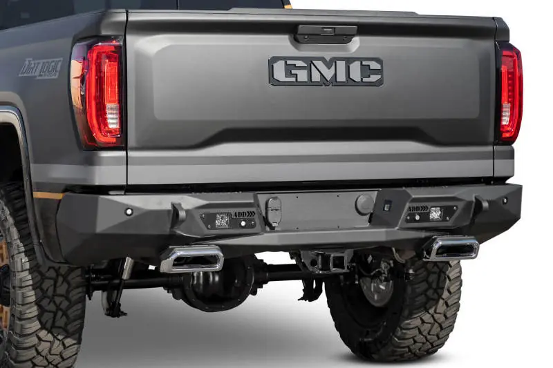 Addictive Desert Designs 19-20 GM 1500 Stealth Fighter Rr Bumper w/ Backup Sensor Cutouts Cheap
