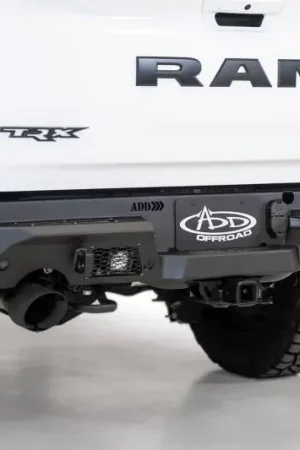 Addictive Desert Designs 2021 Dodge RAM 1500 TRX Stealth Fighter Rear Bumper - Hammer Black Big Sale
