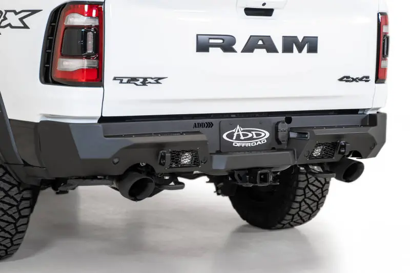 Addictive Desert Designs 2021 Dodge RAM 1500 TRX Stealth Fighter Rear Bumper - Hammer Black Big Sale