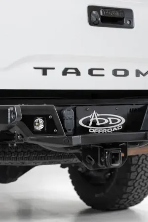 Addictive Desert Designs 16-19 Toyota Tacoma Stealth Fighter Rear Bumper w/ Backup Sensor Cutouts Original