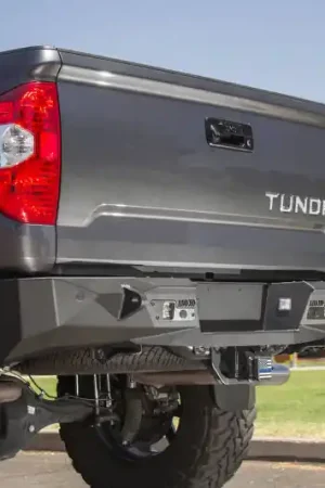 Addictive Desert Designs 2014+ Toyota Tundra Stealth Fighter Rear Bumper w/ Backup Sensor Cutouts Trusted Brand