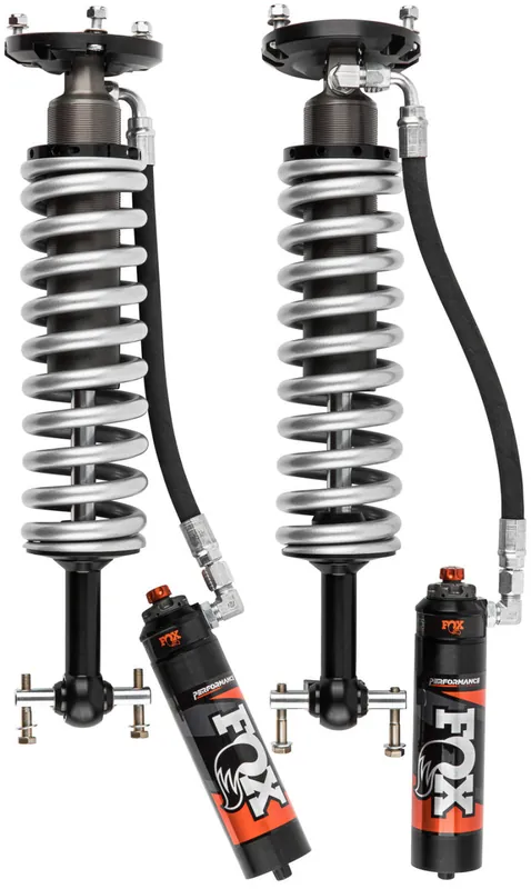 Fox 2019+ Ford Ranger 2.5 Factory Series 2-3in Front Coilover Reservoir Shock (Pair) - Adjustable High Quality