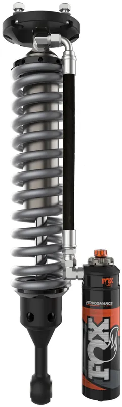 Top Pick FOX 07-21 Toyota Tundra 0-2in Lift Front Performance Elite Series 2.5 Coilover Reservoir Shocks Adj