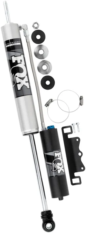 Worldwide Shipping Fox 2005+ Ford Super Duty 2.0 Perf Series 9.6in Smooth Body Remote Res. Front Shock - CD Adj