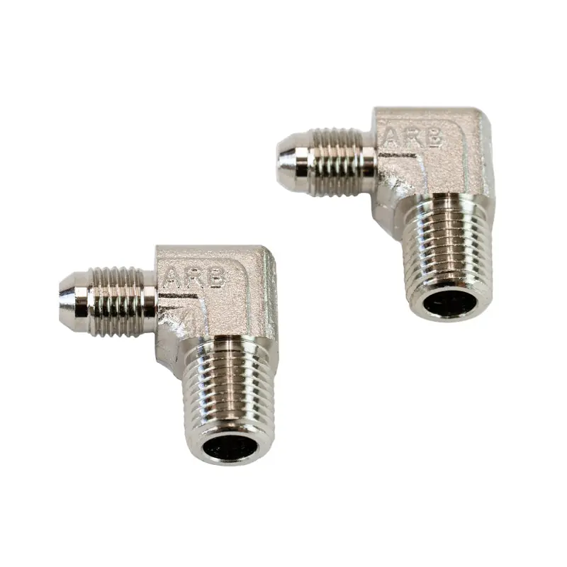 Worldwide Shipping ARB 90 Elbow Jic4M 1/4NptM 2Pk
