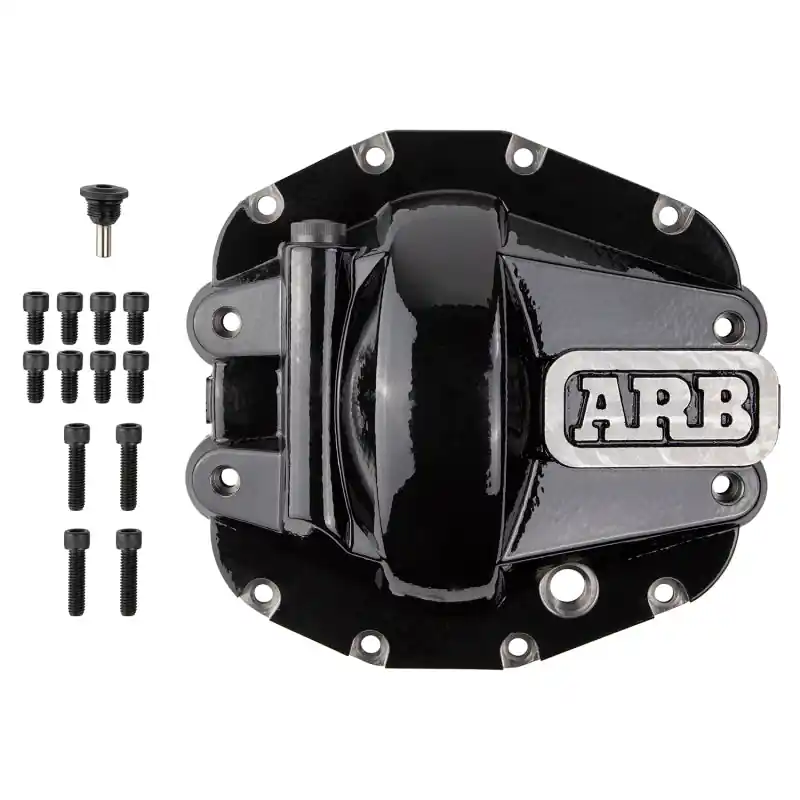 Express Delivery ARB Diff Cover Blk Jeep JL Rubicon Front
