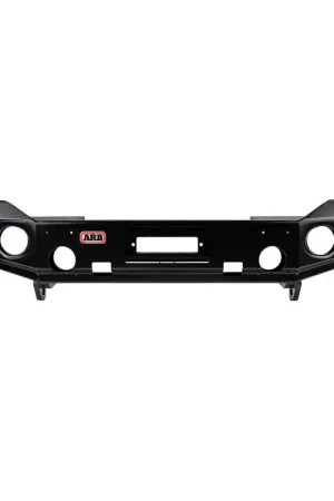 Special Discount ARB Sahara Deluxe Winch Bumper Jk 07On Satin W/Crush Cans