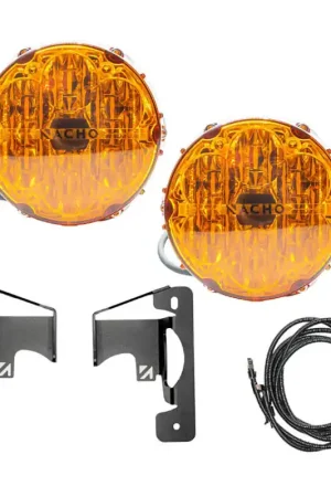 Viral ARB Jeep JL/JT Nacho SAE Only Amber Plug N Play Fog Light Kit (Bumper Kit)