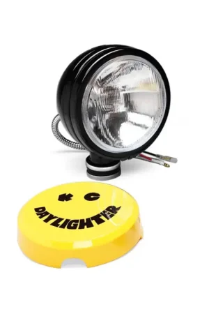 KC HiLiTES Daylighter 6in. Halogen Light 100w Spread Beam (Single) - Black SS Price Cut