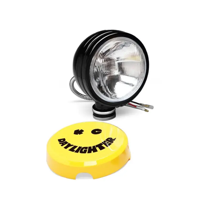 KC HiLiTES Daylighter 6in. Halogen Light 100w Spread Beam (Single) - Black SS Price Cut